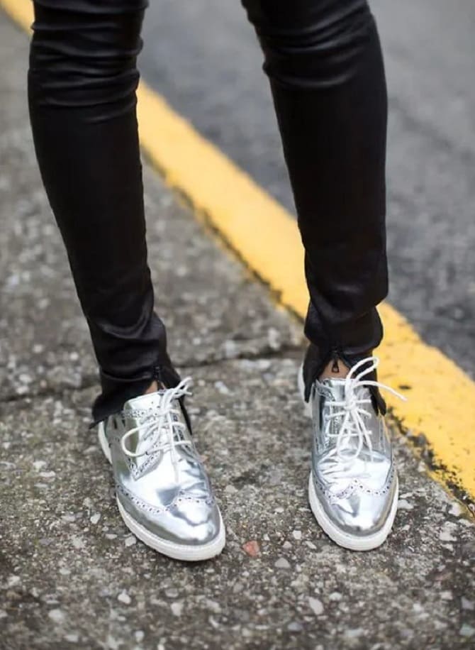Модная обувь цвета металлик лето 2023: какие модели выбрать? (+бонус-видео) 4