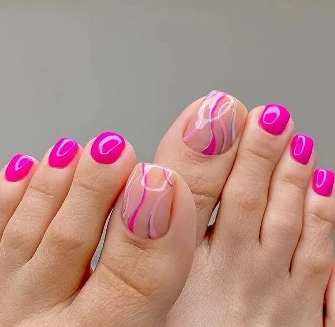 Trendy pedicure for summer 2023: actual colors and designs (+ bonus video) 11