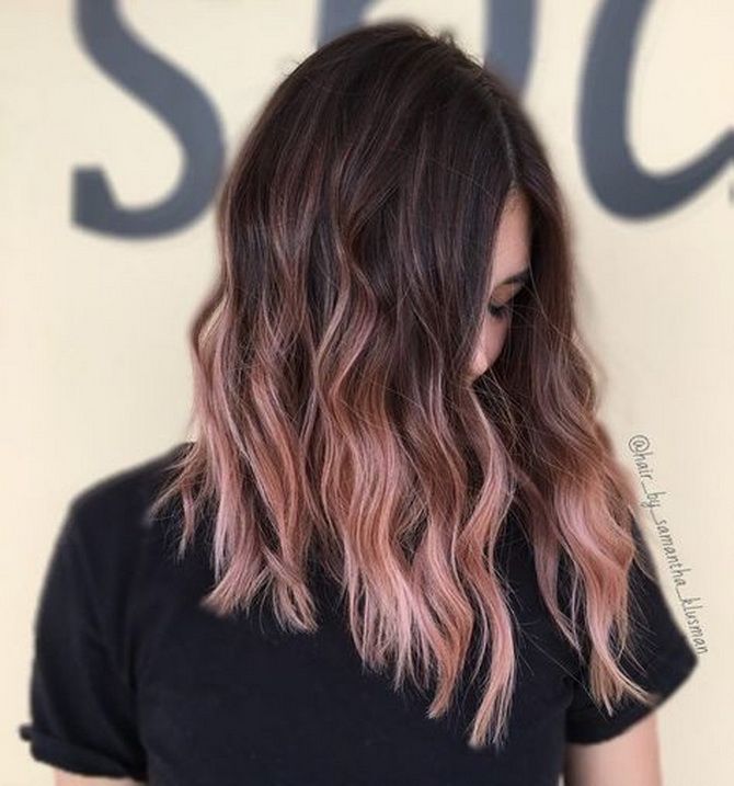 Hair coloring in pink: what shade to choose 7