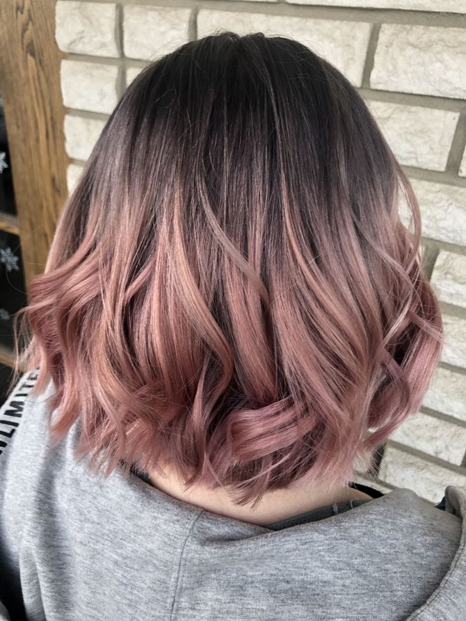 Hair coloring in pink: what shade to choose 9