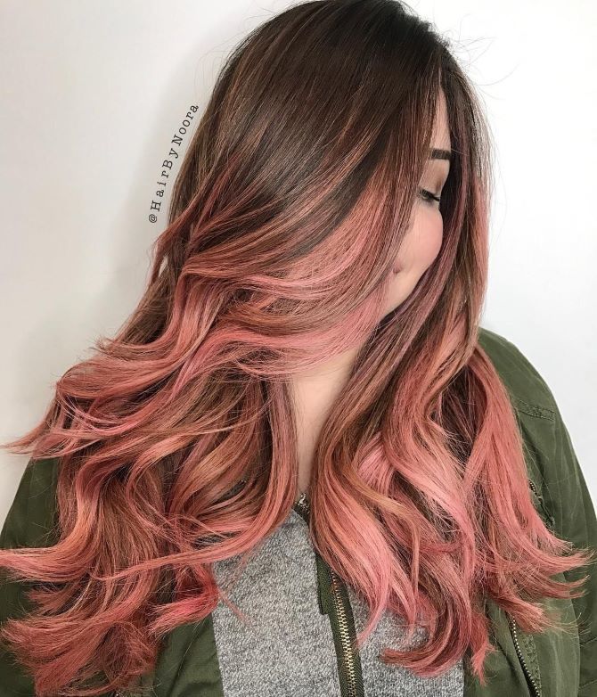 Hair coloring in pink: what shade to choose 6