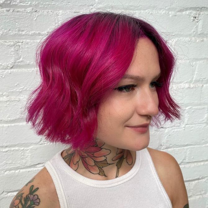 Окрашивание волос в розовый цвет: какой оттенок выбрать 3