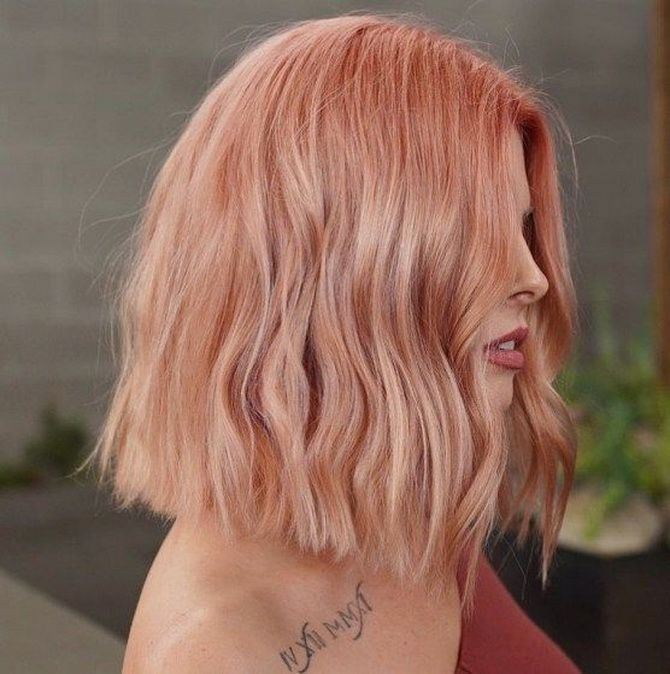Hair coloring in pink: what shade to choose 20