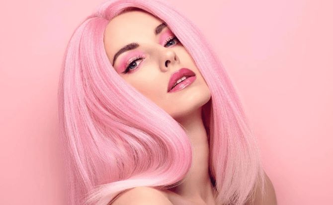Hair coloring in pink: what shade to choose 1