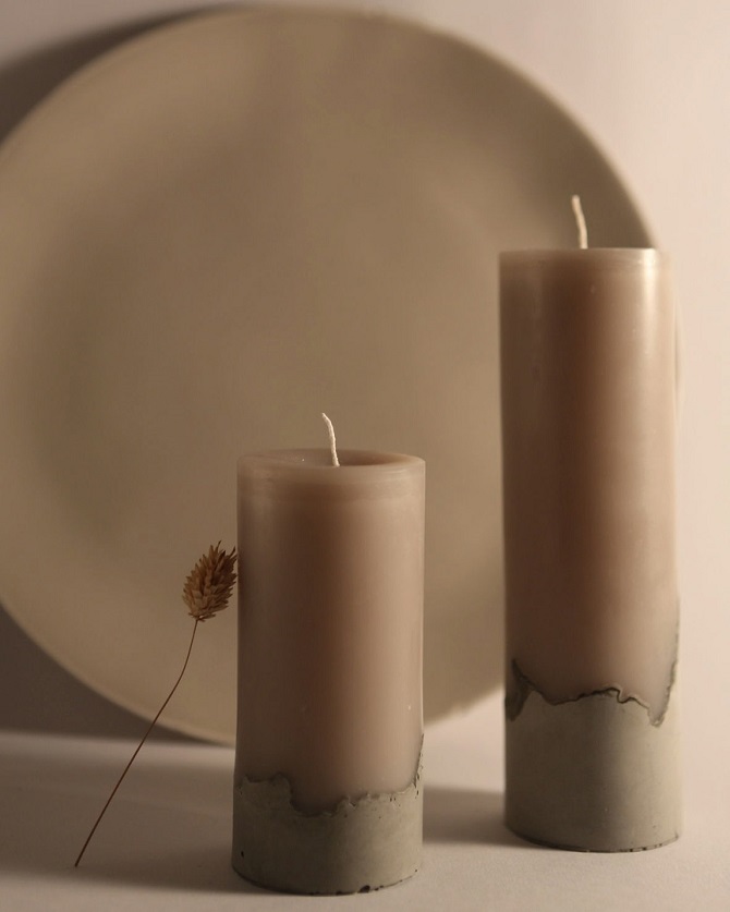 How to make candles from cinders with your own hands (+ bonus video) 4