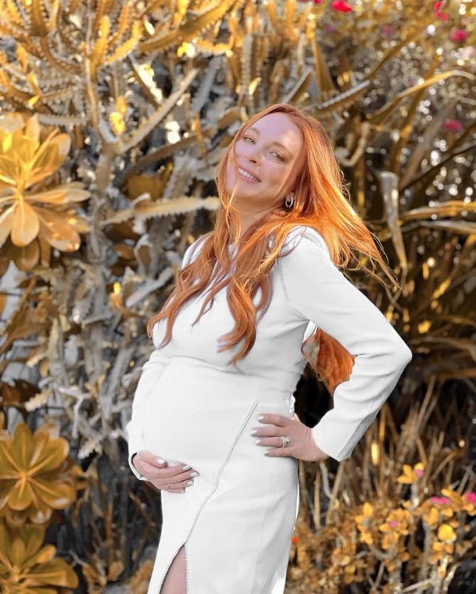 Lindsay Lohan’s unborn baby sex revealed 2