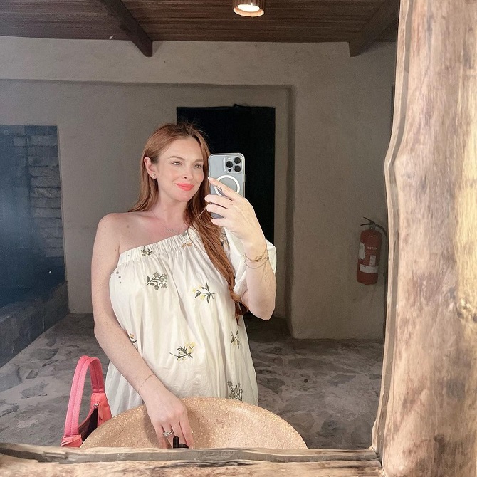 Lindsay Lohans ungeborenes Babygeschlecht enthüllt 3