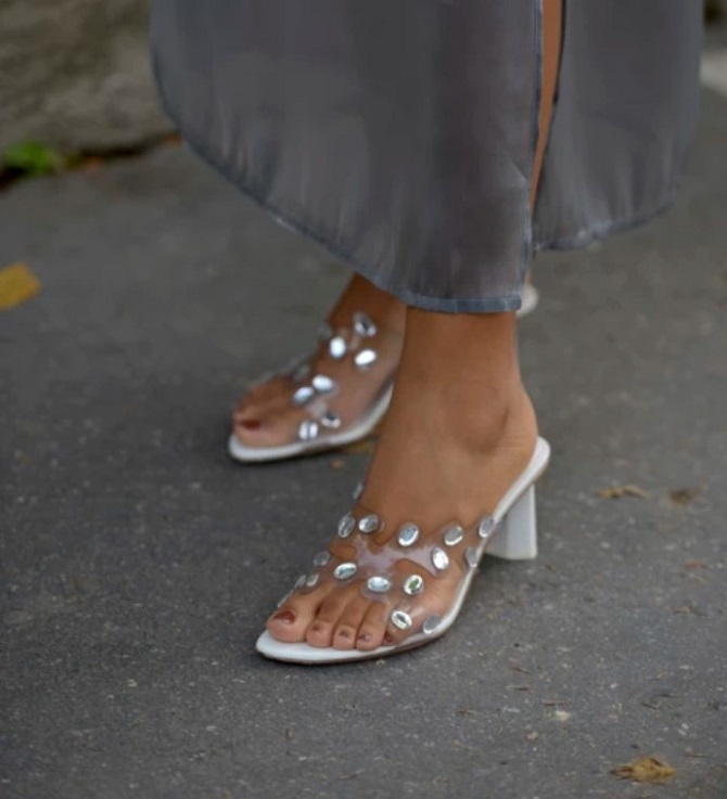 Modische transparente Sandalen für den Sommer: stylische Modelle 6