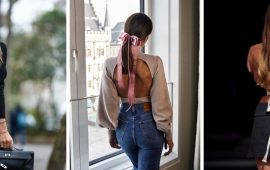 Top with open back: how to wear this summer