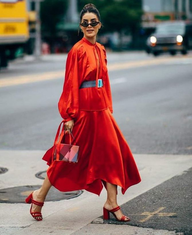 How to wear red shoes: stylish looks 14