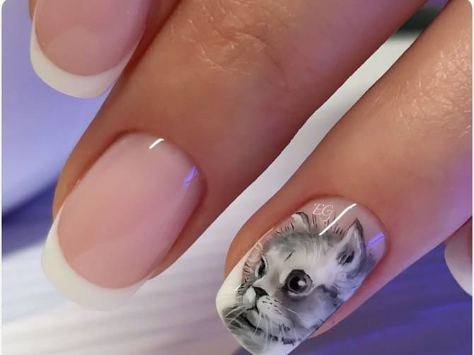 Paintings on nails: trendy manicure for the summer of 2023 11
