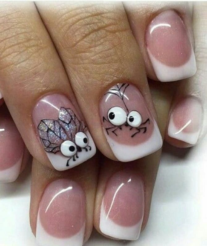 Paintings on nails: trendy manicure for the summer of 2023 15
