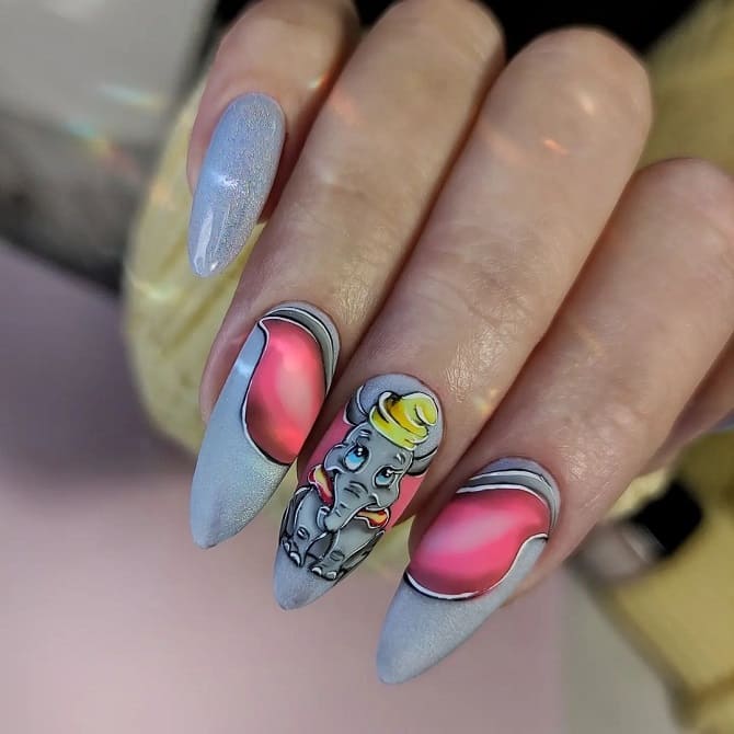 Paintings on nails: trendy manicure for the summer of 2023 17