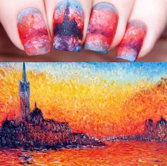 Paintings on nails: trendy manicure for the summer of 2023 1