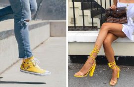 Як поєднувати взуття жовтого кольору: 8 модних образів