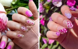 Manicure with flowers – trendy new items in 2023