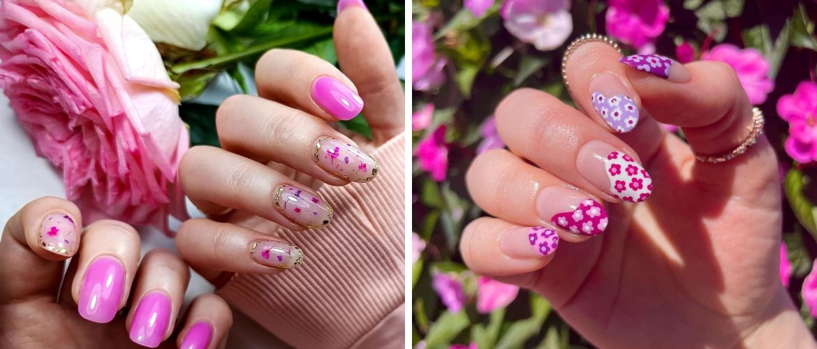 Manicure with flowers – trendy new items in 2023