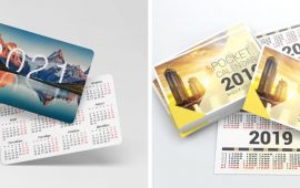 Календари как инструмент маркетинга: печать карманных и перекидных календарей