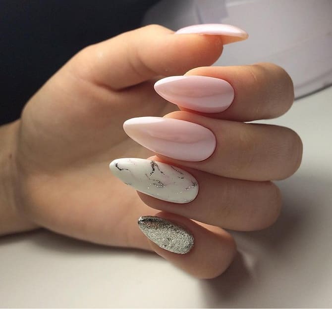 Stylish wedding manicure of the bride 2023-2024: fashion ideas (+ bonus video) 18