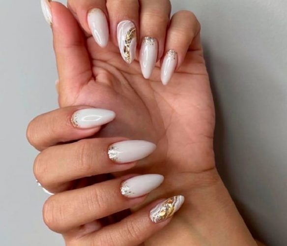 Fashionable wedding manicure 2023-2025