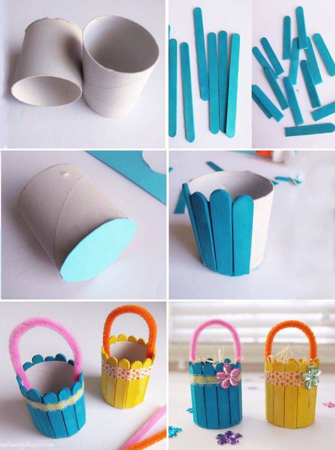 Crafts from wooden sticks for children: use the magic of creativity 4