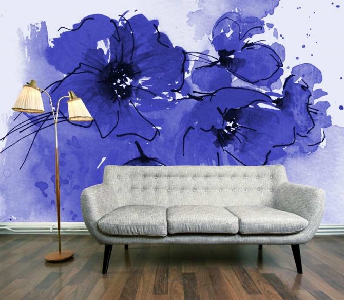 How to paint a wall in an apartment with your own hands: ideas with photos (+ bonus video) 16