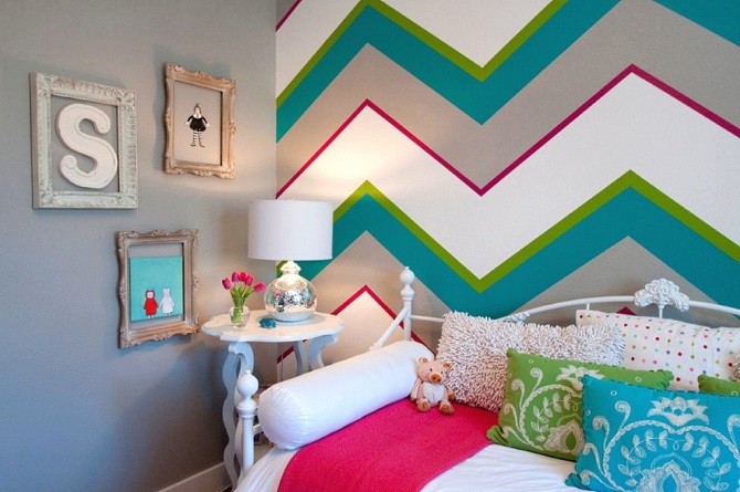 How to paint a wall in an apartment with your own hands: ideas with photos (+ bonus video) 6