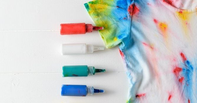 How to make a trendy tie-dye print on clothes with your own hands (+ bonus video) 2
