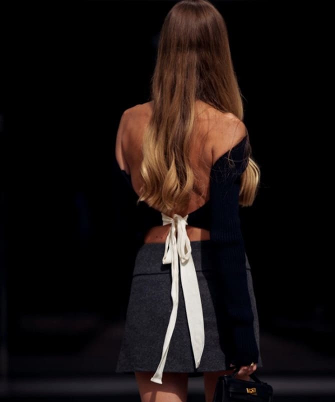 Top with open back: how to wear this summer 5