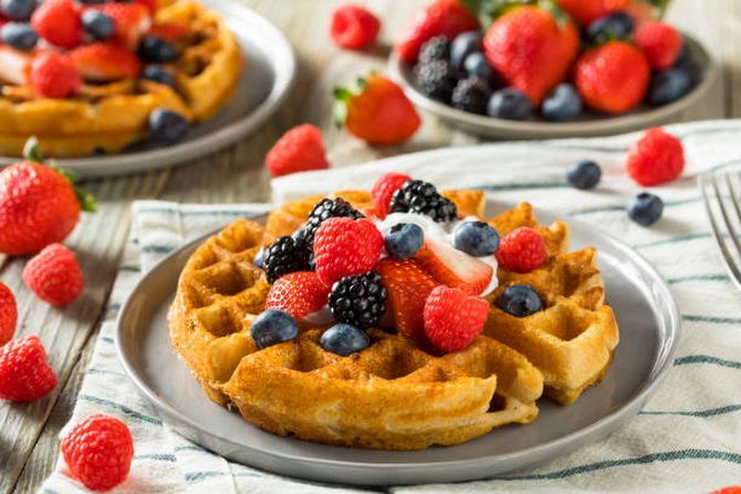 Schön und appetitlich: So dekorieren Sie belgische Waffeln 7