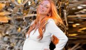 Lindsay Lohan became a mother for the first time