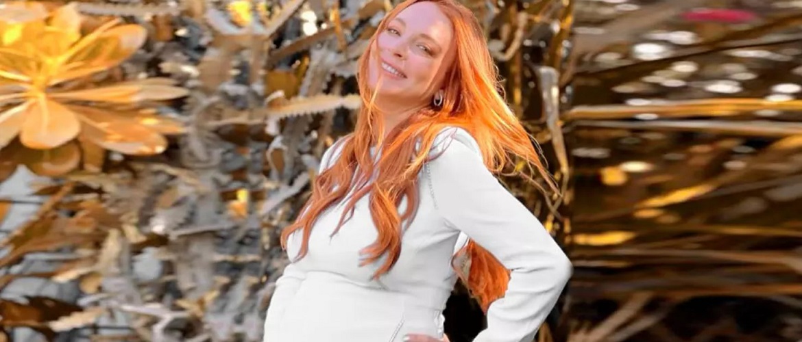 Lindsay Lohan became a mother for the first time