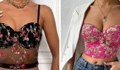 Fashion tops with a corset for the summer of 2023: current models