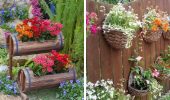 Kreative Ideen für die Dekoration eines kleinen Gartens