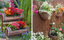 Kreative Ideen für die Dekoration eines kleinen Gartens