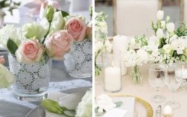 Как украсить стол живыми цветами: варианты декора