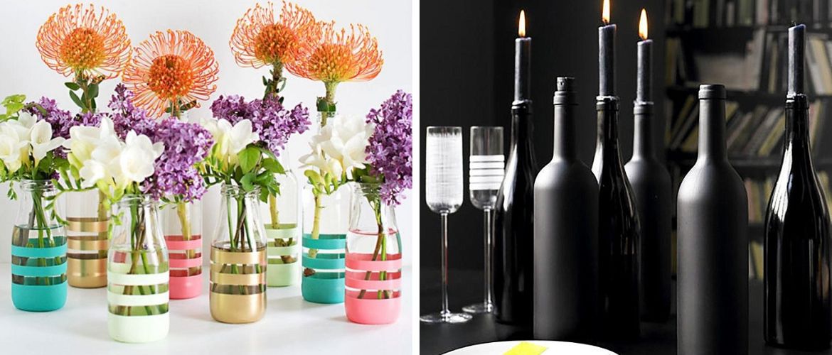 What to make from a glass bottle: decor ideas with photos (+ bonus video)