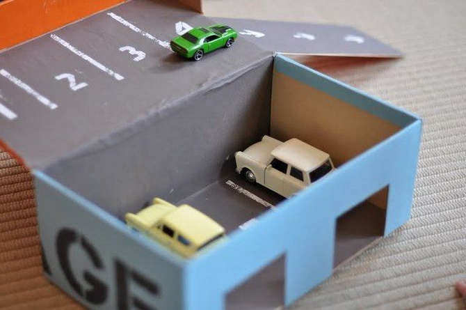 What can be made from a shoe box: functional ideas 6