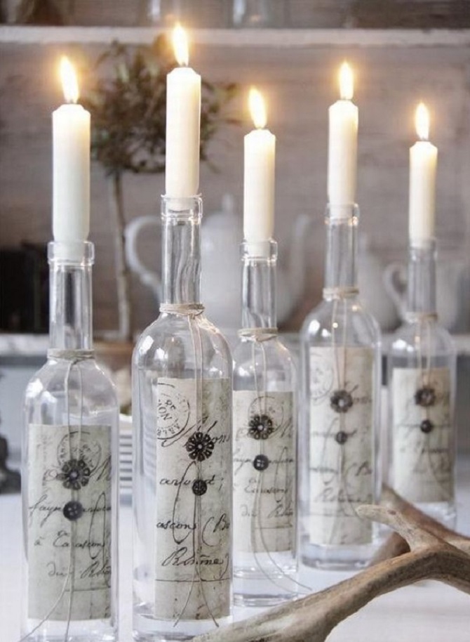 Glass Bottle Decor Ideas