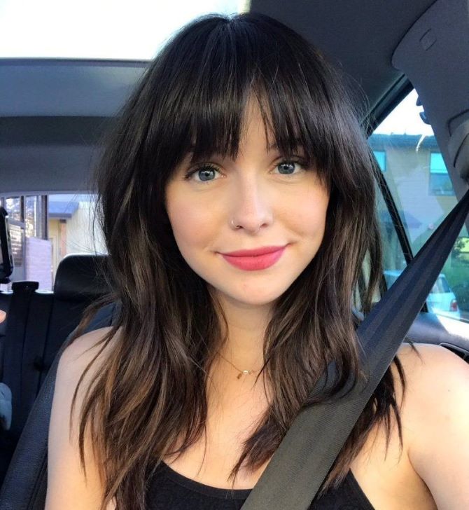 French bangs: what haircuts look good 10