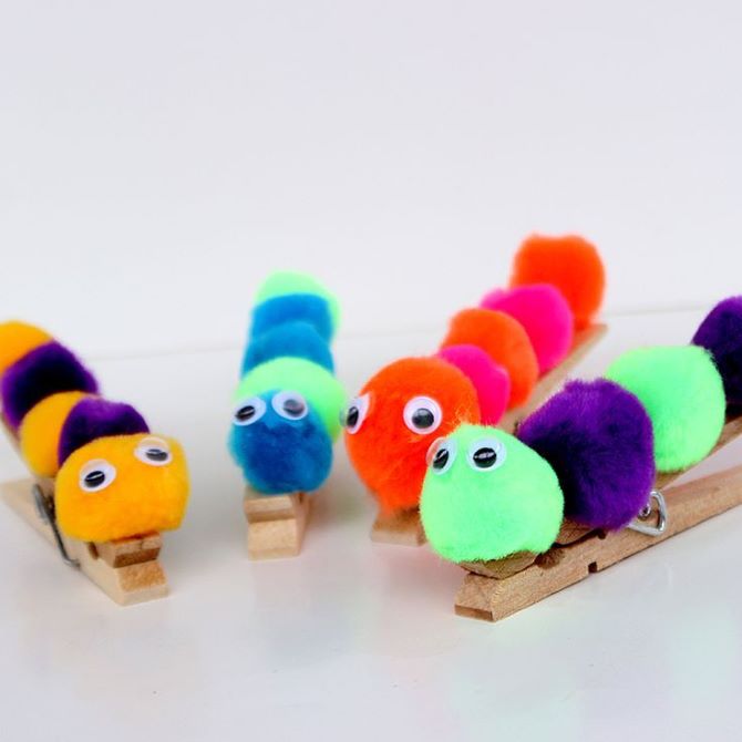 Funny crafts from wooden clothespins: creative ideas 4