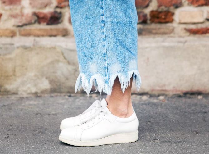 Fashion decor: how to decorate jeans with your own hands 15