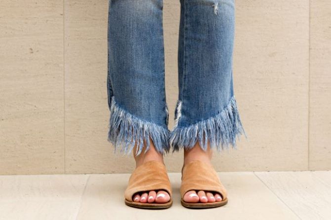 Fashion decor: how to decorate jeans with your own hands 16