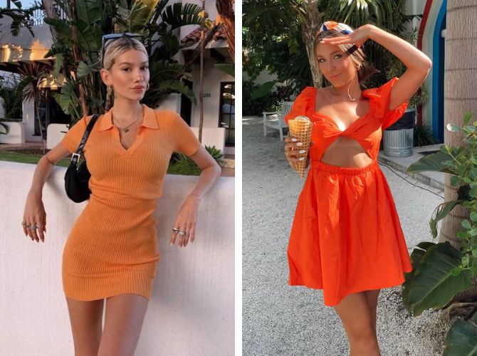 Fire and sun: how to wear orange in summer 2023 10