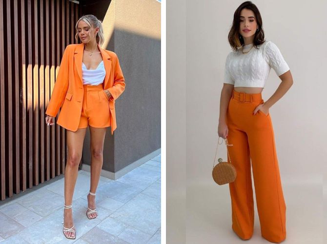 Огонь и солнце: как носить оранжевый цвет в одежде летом 2023 года 2