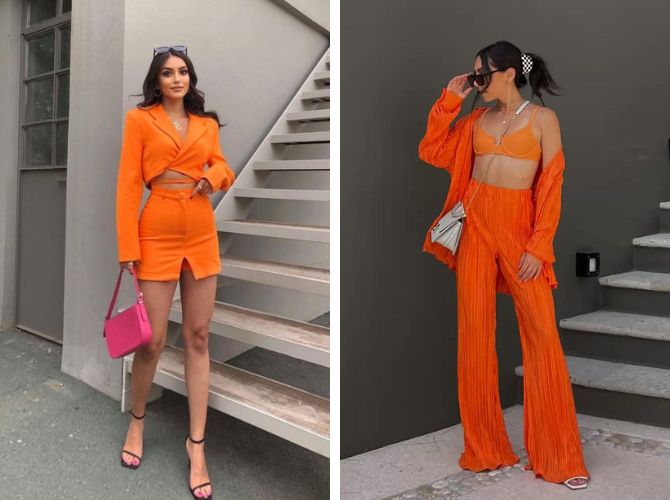 Fire and sun: how to wear orange in summer 2023 3