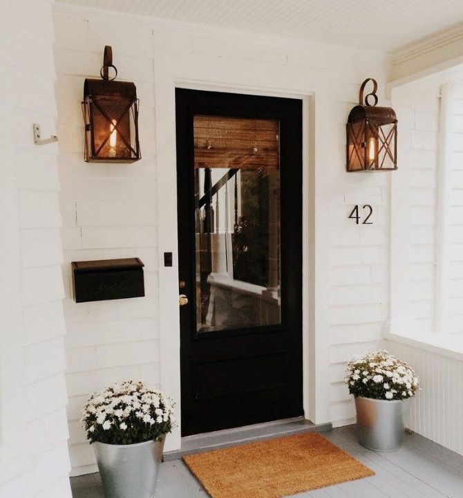 How to decorate the entrance to the house: stylish ideas and porch designs 6