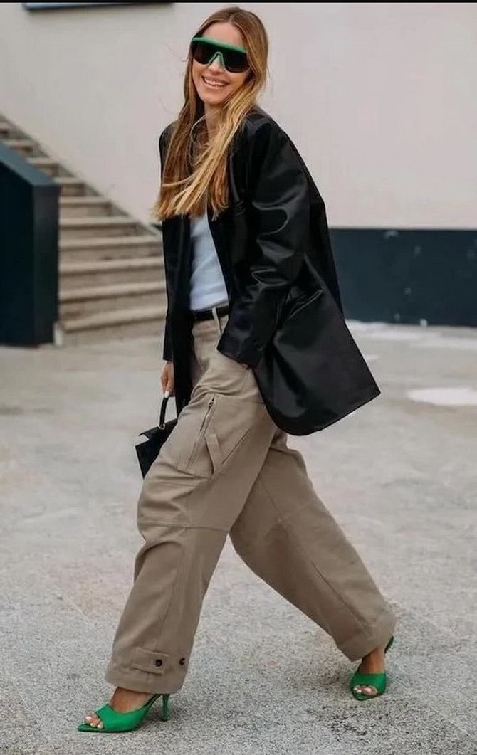 Autumn looks with cargo pants: fashion ideas for every day 10