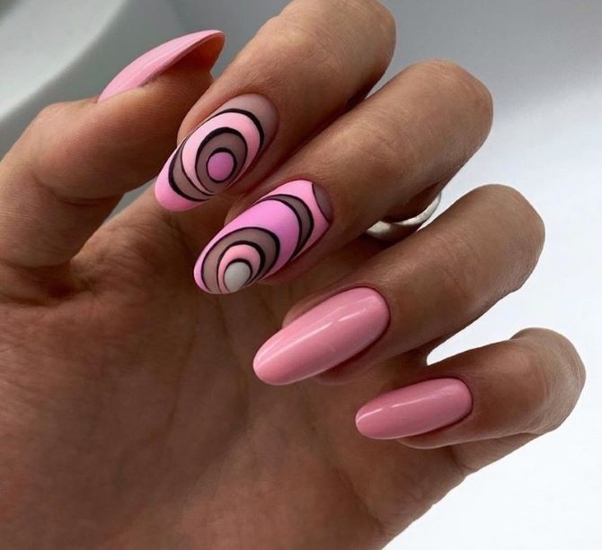 Geometric manicure: elegant and simple nail art ideas 18