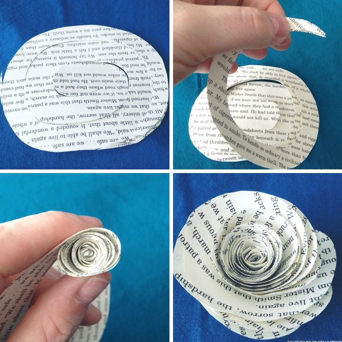 Do-it-yourself flowers from newspapers – step by step master classes (+ bonus video) 2